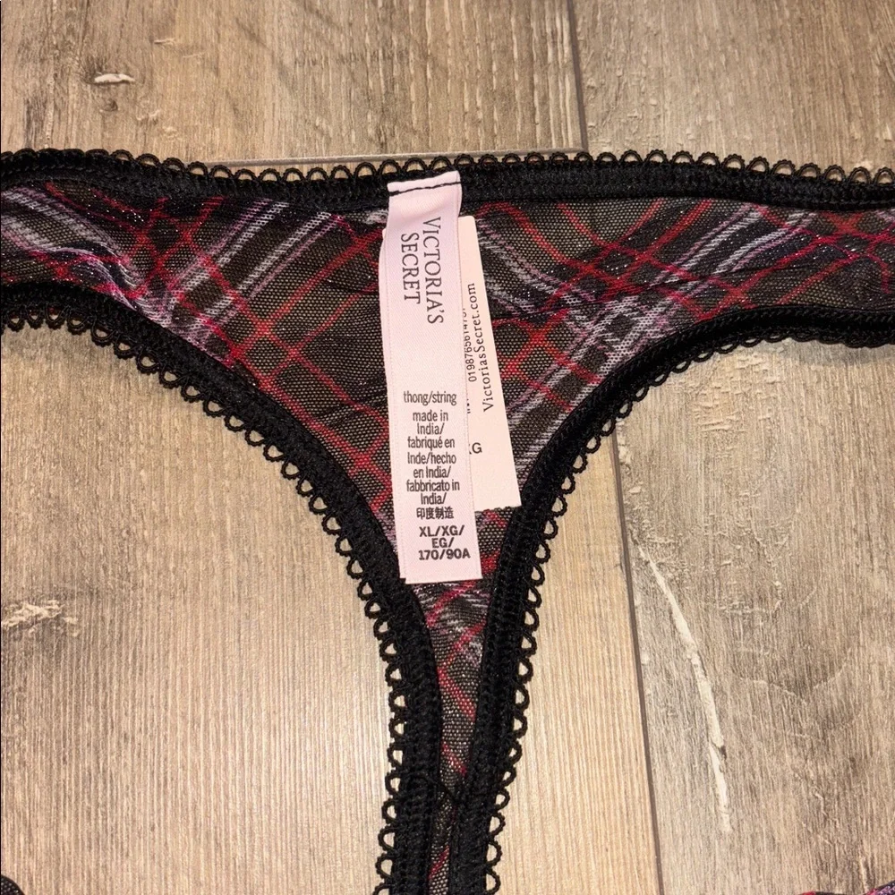 Victoria’s Secret Shimmer Mesh Thong Panty